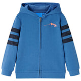 VidaXL Kinderweste mit Kapuze 104 Blau