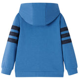 VidaXL Kinderweste mit Kapuze 140 Blau