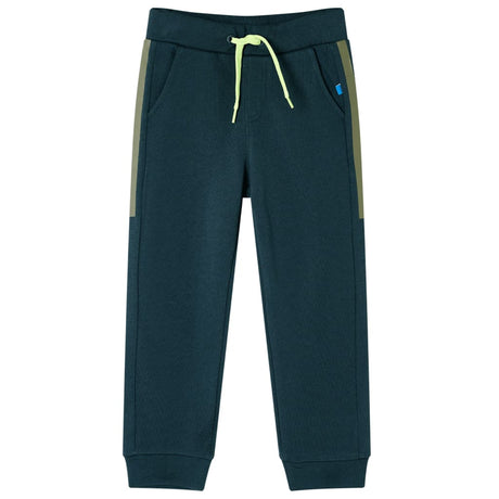 VidaXL Kinder-Jogginghose mit Kordelzug 92 moosgrün