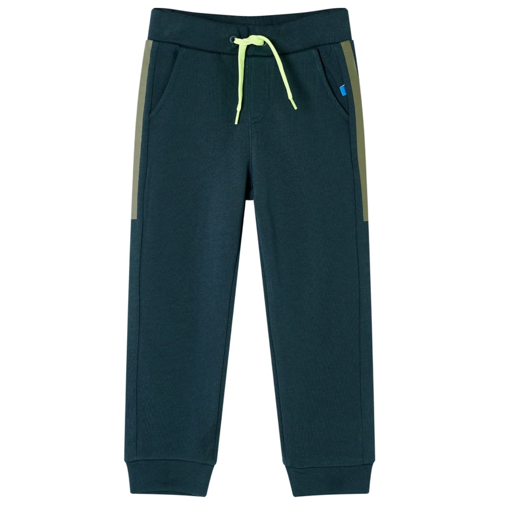 VidaXL Kinder-Jogginghose mit Kordelzug 104 Moosgrün