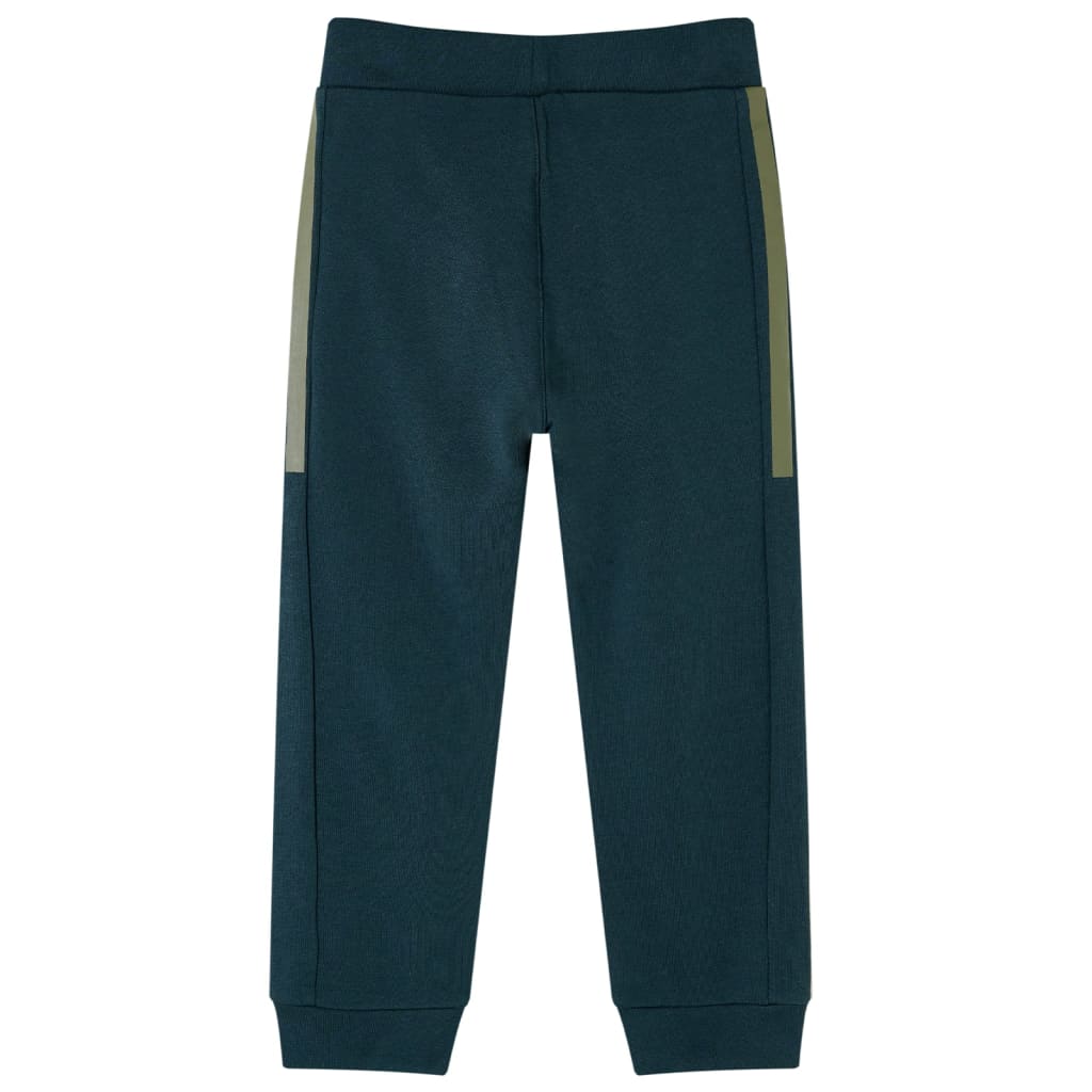 VidaXL Kinder-Jogginghose mit Kordelzug 140 moosgrün