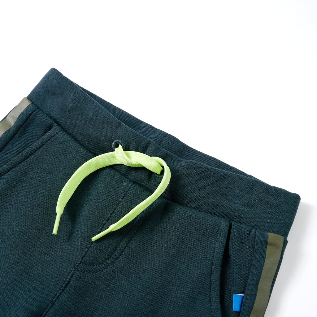 VidaXL Kinder-Jogginghose mit Kordelzug 140 moosgrün
