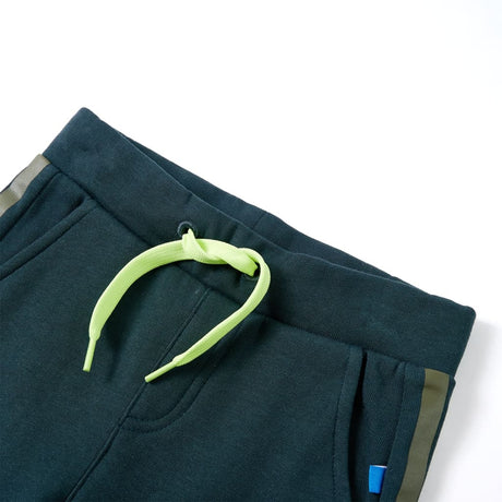 VidaXL Kinder-Jogginghose mit Kordelzug 140 moosgrün