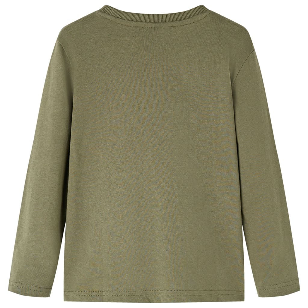 VidaXL Kindershirt mit langen Ärmeln 104 Khaki