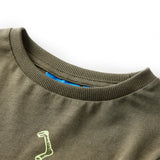 VidaXL Kindershirt mit langen Ärmeln 104 Khaki