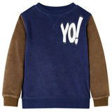 VidaXL Kinderpullover 92 dunkelblau