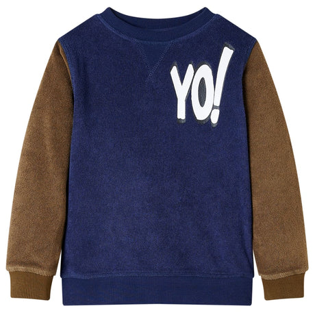 VidaXL Kinderpullover 140 dunkelblau