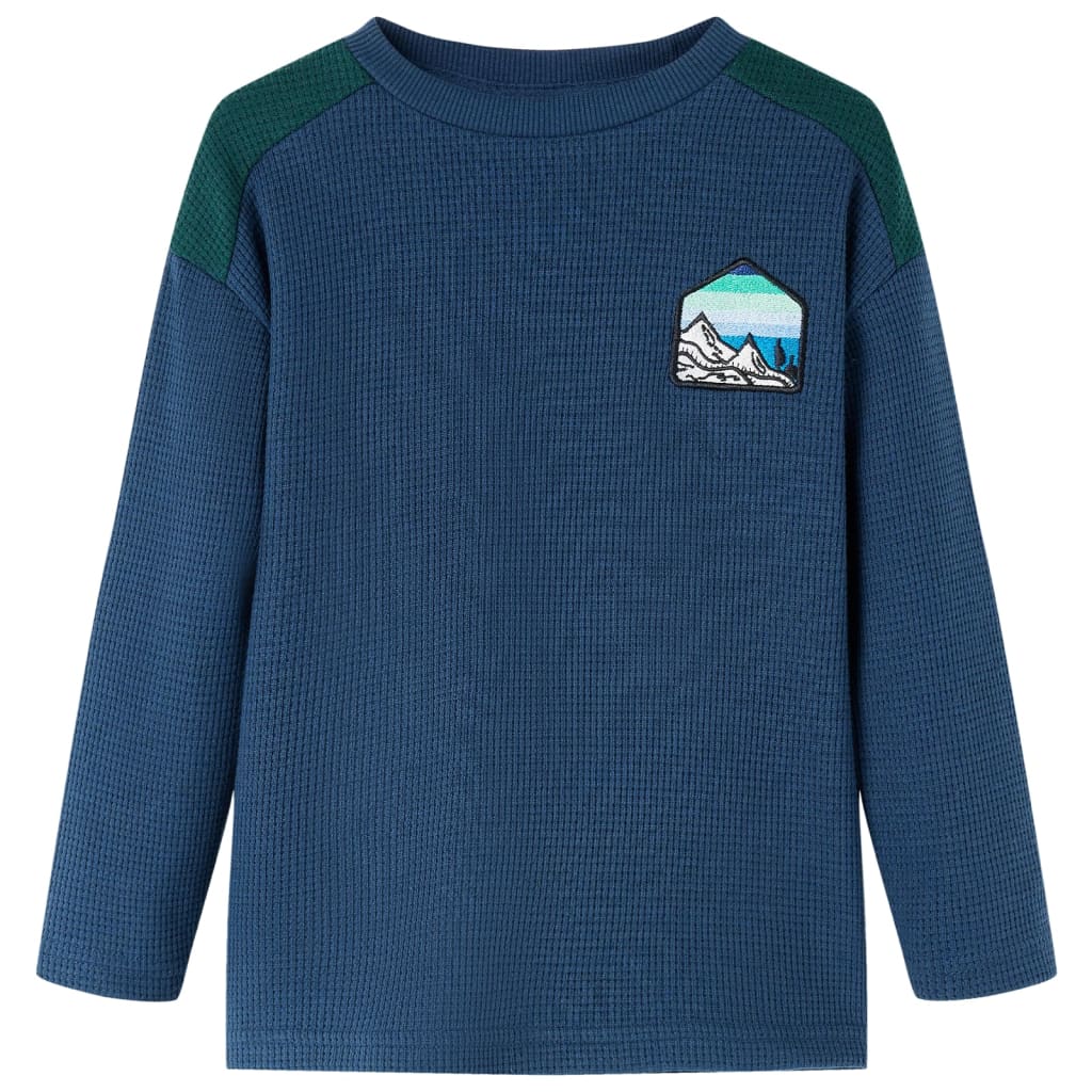 VidaXL Kinderpullover 116 Marineblau