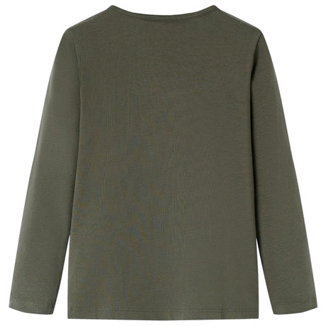 VidaXL Kindershirt mit langen Ärmeln 104 Khaki