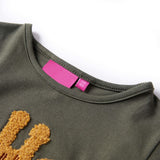VidaXL Kindershirt mit langen Ärmeln 116 Khaki