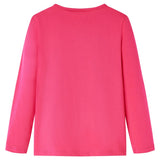 VidaXL Kindershirt mit langen Ärmeln 104 leuchtendes Rosa
