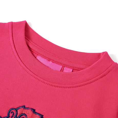 VidaXL Kinderpullover 128 leuchtendes Rosa