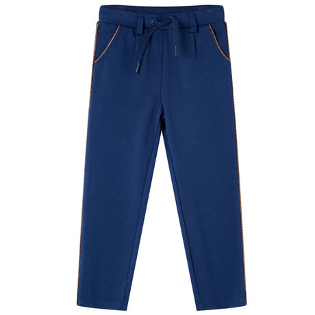 VidaXL Kinderhose mit Kordelzug 116 Marineblau