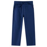 VidaXL Kinderhose mit Kordelzug 92 Marineblau