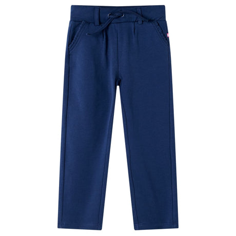 VidaXL Kinderhose mit Kordelzug 128 Marineblau