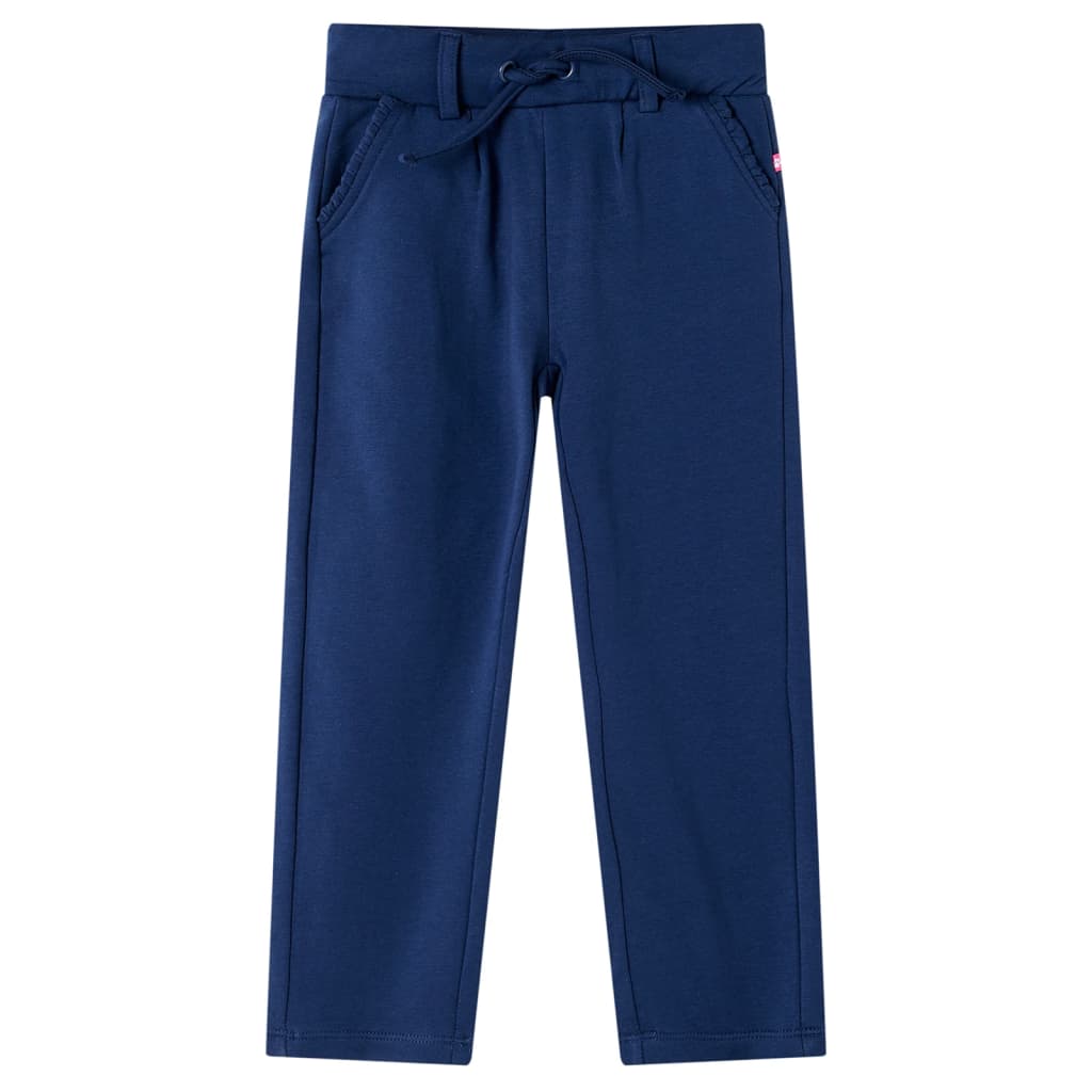 VidaXL Kinderhose mit Kordelzug 140 Marineblau