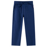 VidaXL Kinderhose mit Kordelzug 140 Marineblau