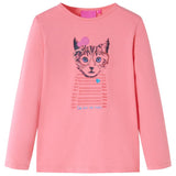 VidaXL Kindershirt mit langen Ärmeln 92 rosa