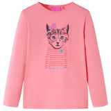 VidaXL Kindershirt mit langen Ärmeln 104 rosa