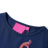 VidaXL Kindershirt mit langen Ärmeln 92 Marineblau