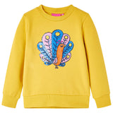 VidaXL Kinderpullover 140 dunkles Ocker