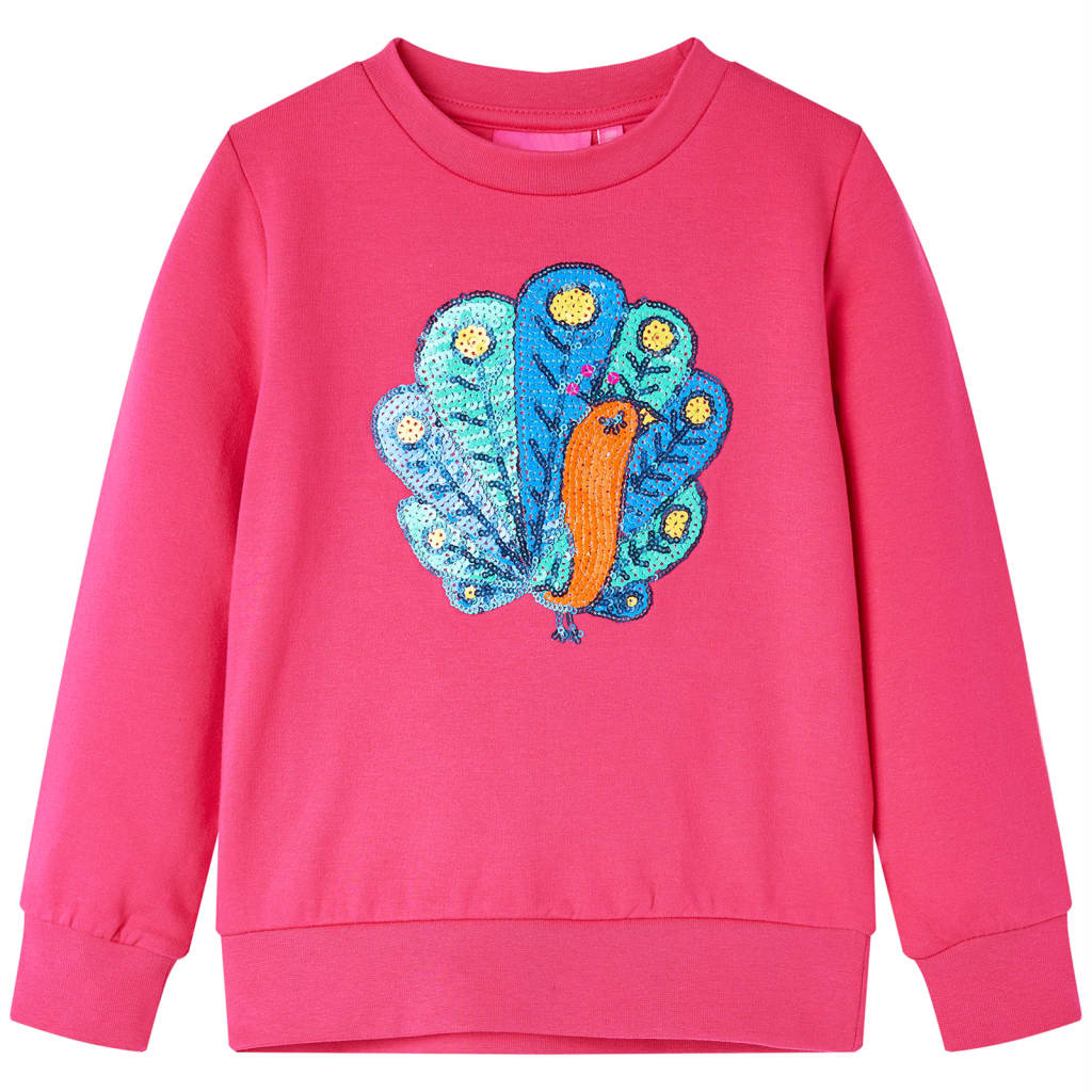 VidaXL Kinderpullover 140 leuchtendes Rosa
