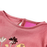 VidaXL Kindershirt mit langen Ärmeln 92 Altrosa