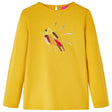 VidaXL Kindershirt mit langen Ärmeln 116 dunkles Ocker