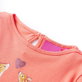VidaXL Kindershirt mit langen Ärmeln 140 Koralle