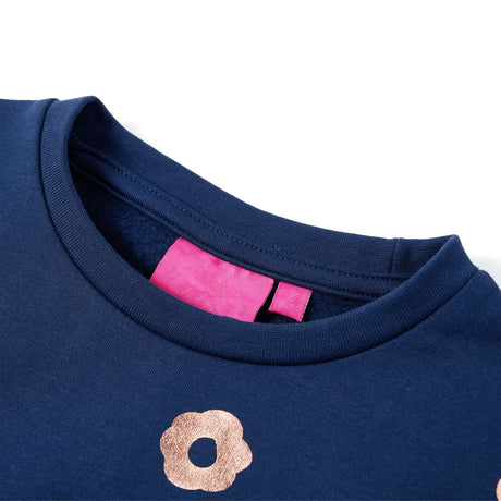 VidaXL Kinderpullover 128 Marineblau