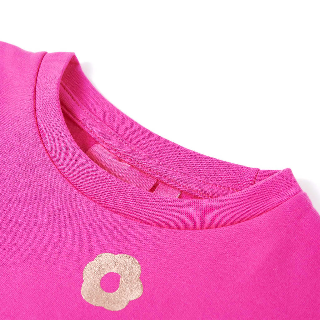 VidaXL Kinderpullover 128 Dunkelrosa