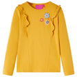 VidaXL Kindershirt mit langen Ärmeln 104 dunkles Ocker