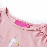 VidaXL Kindershirt mit langen Ärmeln 104 Hellrosa