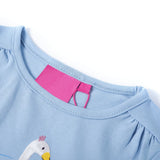 VidaXL Kindershirt mit langen Ärmeln 104 Hellblau