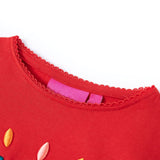 VidaXL Kindershirt mit langen Ärmeln 92 rot
