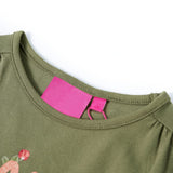VidaXL Kindershirt mit langen Ärmeln 92 Khaki