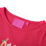 VidaXL Kindershirt mit langen Ärmeln 104 leuchtendes Rosa