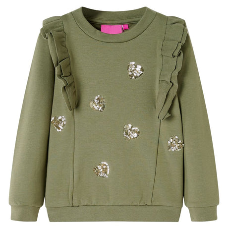 VidaXL Kinderpullover 116 Khaki
