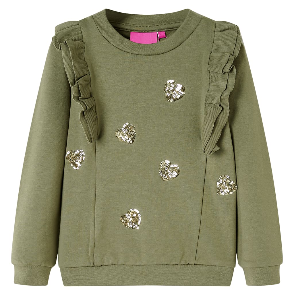 VidaXL Kinderpullover 128 Khaki