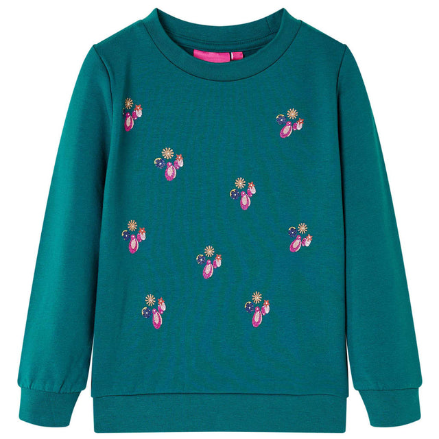 VidaXL Kinderpullover 116 Dunkelgrün