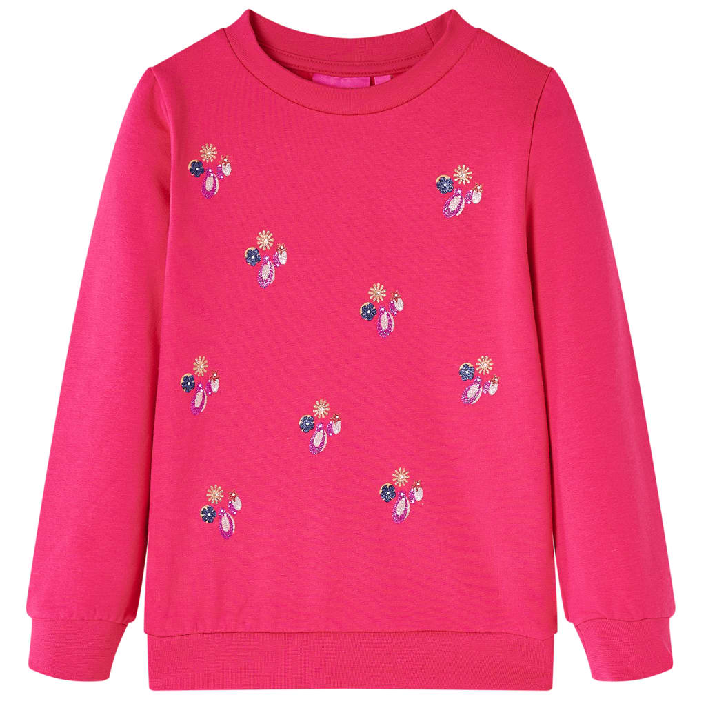 VidaXL Kinderpullover 104 leuchtendes Rosa