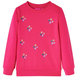 VidaXL Kinderpullover 116 leuchtendes Rosa