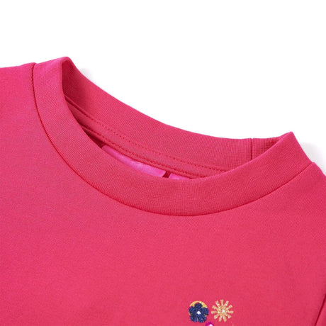 VidaXL Kinderpullover 116 leuchtendes Rosa