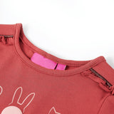 VidaXL Kindershirt mit langen Ärmeln 116 rosa braun