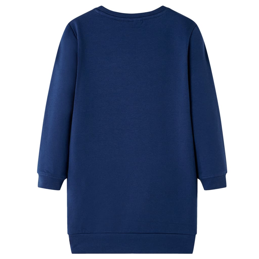 VidaXL Kinderkleid 92 Marineblau