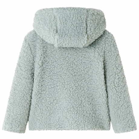 VidaXL Kindermantel mit Kapuze Teddy 116 Kunstfell Mint