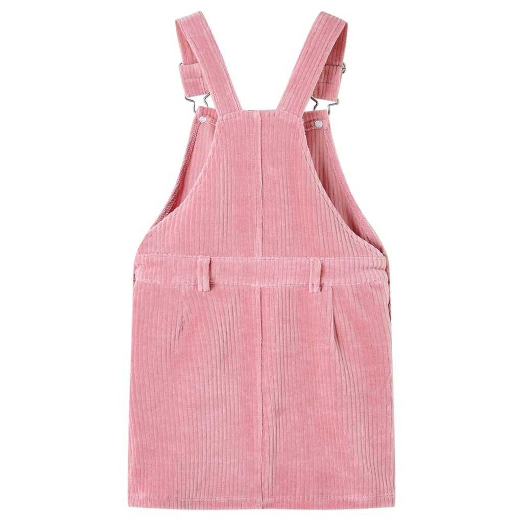 VidaXL Kinder-Gartenkleid 92 Cord hellrosa