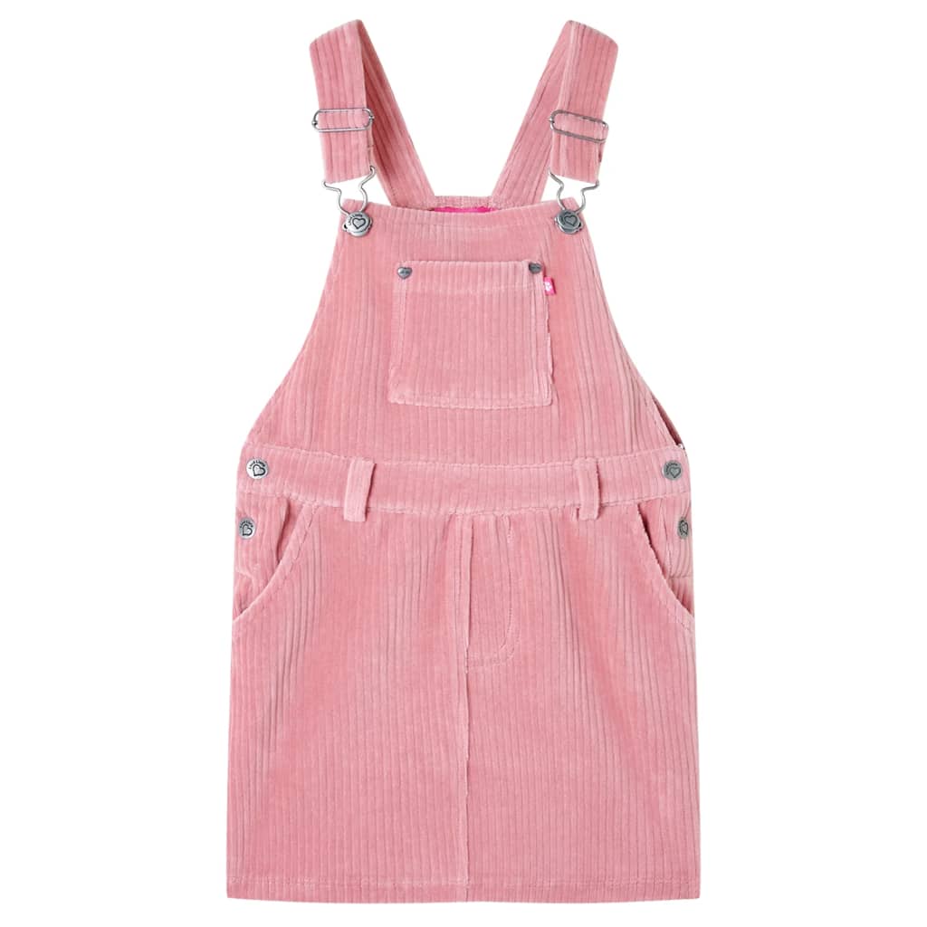 VidaXL Kinder-Gartenkleid 104 Cord hellrosa