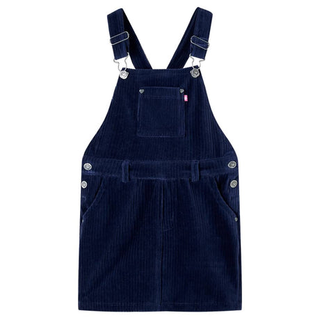 VidaXL Kinder-Gartenkleid 104 Cord Marineblau