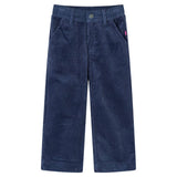 VidaXL Kinderhose 92 Cord Marineblau